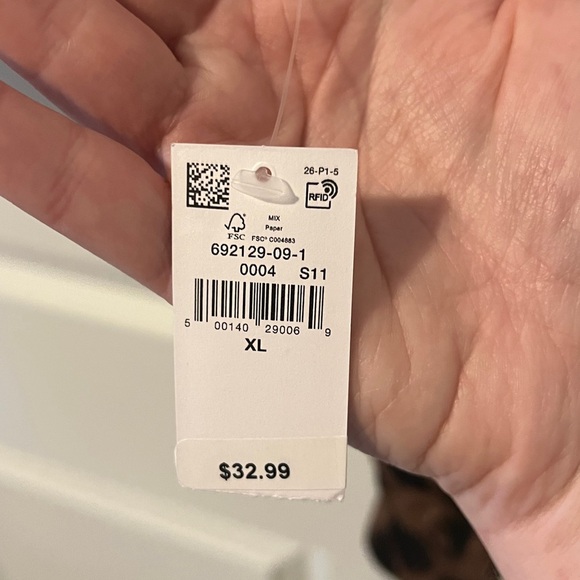 Dynamic Fleece Oversized Crop Sweatshirt NWT Size XL Leopard Old Navy - Picture 4 of 5